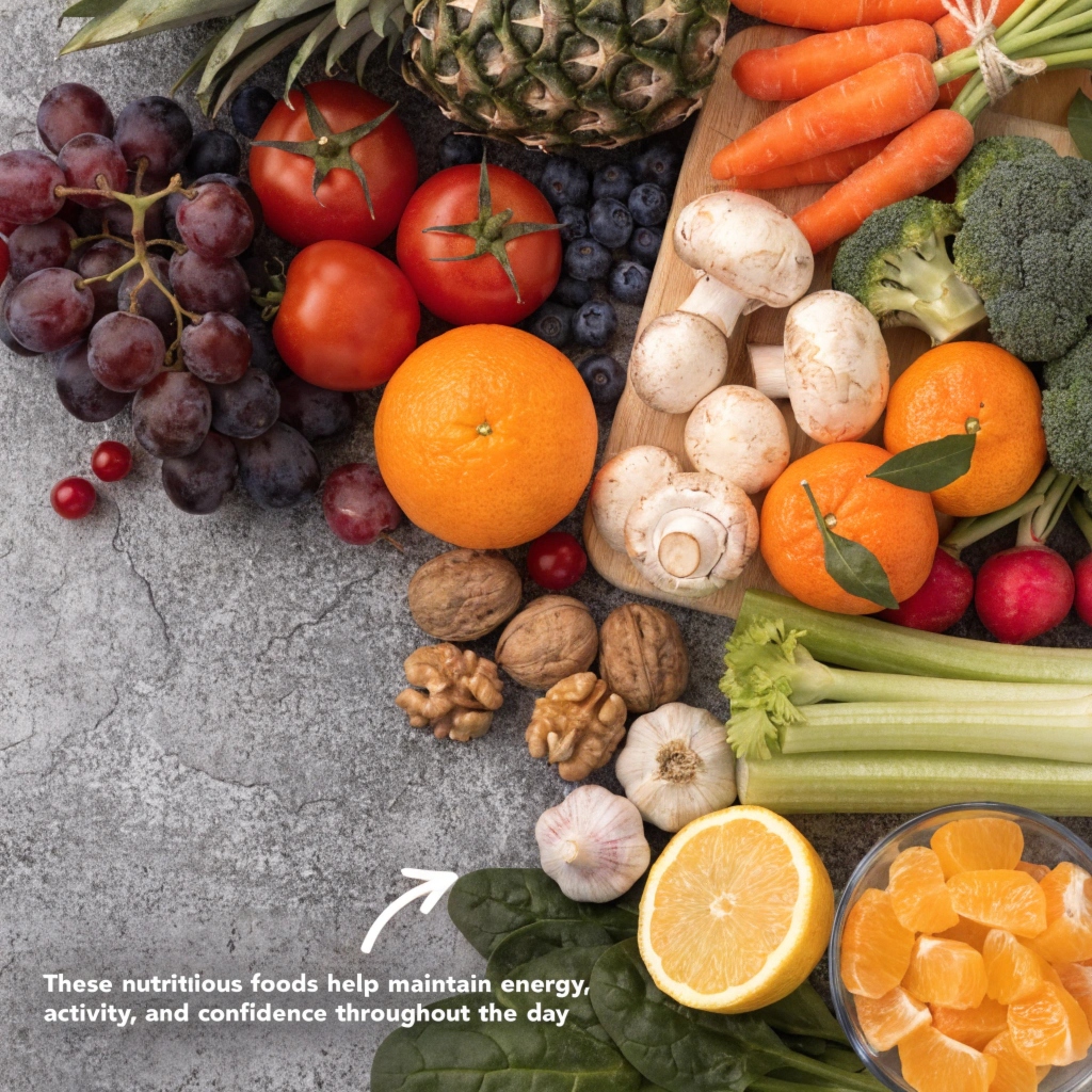 Person enjoying a mindful morning with herbal tea and Novatrix capsules on a wooden table